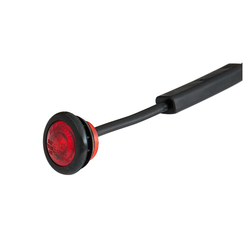 Supervision Led Mini Positionslykta Röd 0,5m Kabel