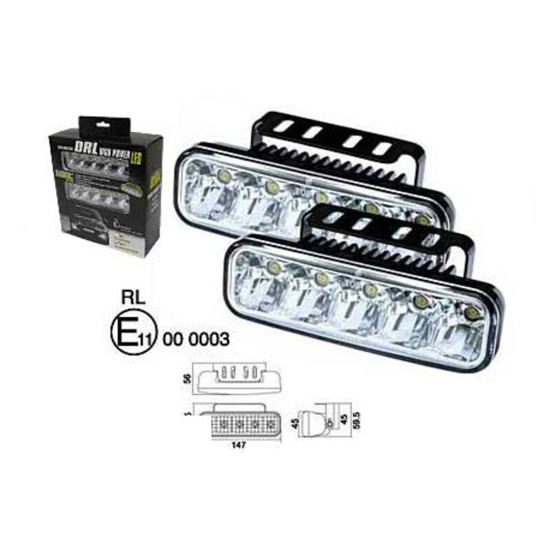 Varselljus DRL 5LED RLW
