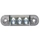 LED-markörljus 3LED Transparent, Positionsljus, Vit